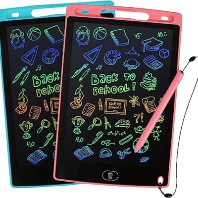 Tablette ecriture enfant lcd 8,5 pouces, lot de 2