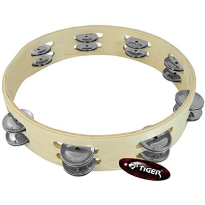 Tambourin enfant percussion en bois Tiger