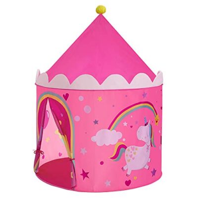 Tente de jeu enfant château de princesse pop up