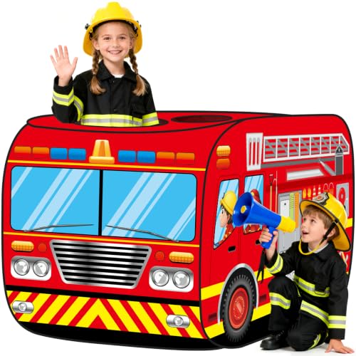 Tente de jeu enfant pop up caserne de pompiers