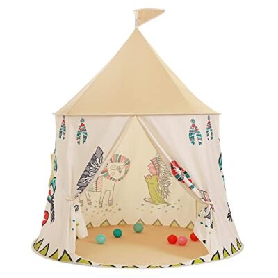 Tente de jeu enfant pop up GEIwenle en coton