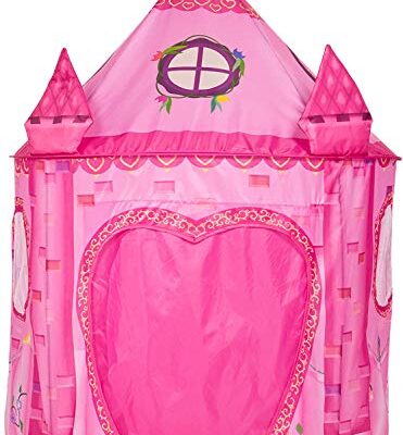 Tente de jeu enfant rose château Benebomo
