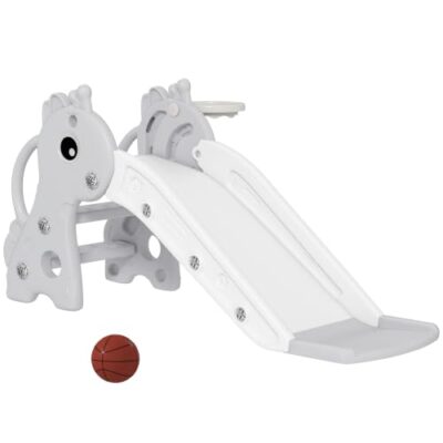 Toboggan enfant interieur 3 en 1 girafe AIYAPLAY