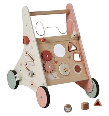 Trotteur bebe bois multi activités VERTBAUDET