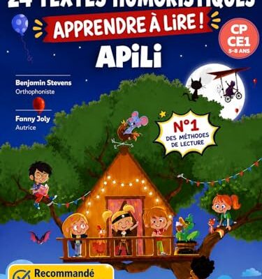 Apili, livre de 24 textes humoristiques pour apprendre à lire en syllabes