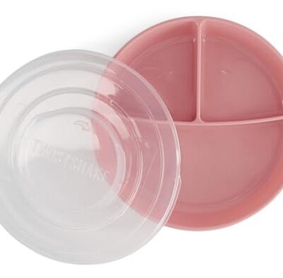 Assiette divisée Twistshake à 3 compartiments avec couvercle