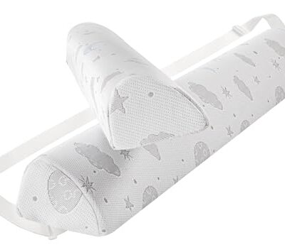 Barrière de lit en mousse Kohentact, lot de 2 avec sangles réglables