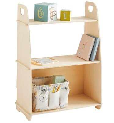 Bibliothèque enfant Box and beyond en contreplaqué, 3 étagères