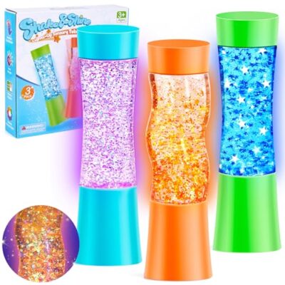 Bouteille sensorielle lumineuse NYOBABE à 7 couleurs changeantes