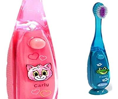 Brosse à dents enfant à minuterie LED CMP Iberica, Tom & Zoé