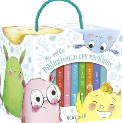Coffret de 6 albums tout-carton sur les émotions, GRUND, dès 2 ans