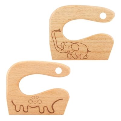 Couteau de cuisine en bois pour enfant WEGLOK, lot de 2 pièces