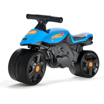 Draisienne Falk Hot Wheels bleue, roues larges, dès 12 mois