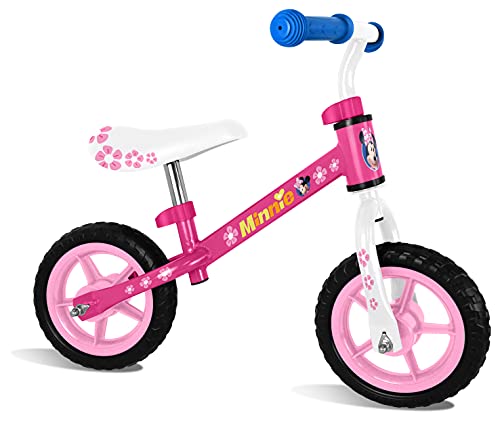Draisienne Minnie Stamp 10 pouces rose, pneus increvables en EVA