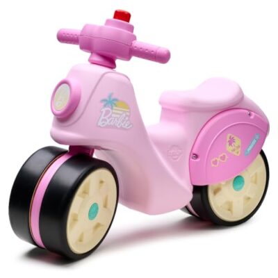 Draisienne scooter Falk Barbie rose, roues silencieuses, dès 12 mois
