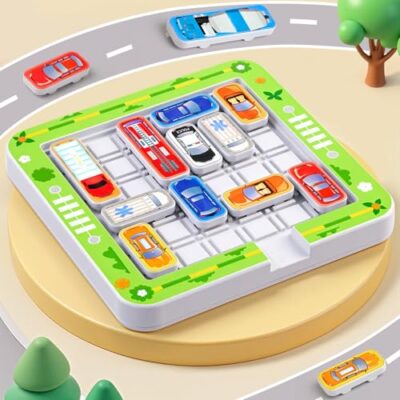 Jeu de logique d’embouteillage Montejoy, jeu en bois, 360 niveaux
