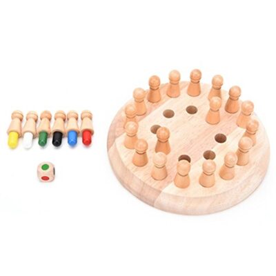 Jeu de mémoire en bois Natureich avec personnages colorés