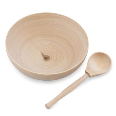 Jeu de tri en bois Ulanik avec bol et cuillère, dès 1 an