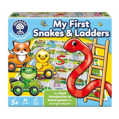 Jeu My First Snakes and Ladders d’Orchard Toys, plateau extra large
