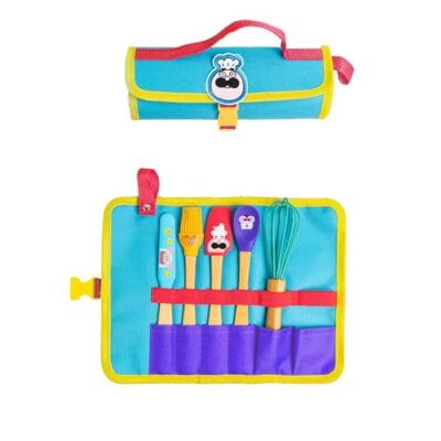 Kit de 5 ustensiles de cuisine Chefclub Kids avec trousse zippée