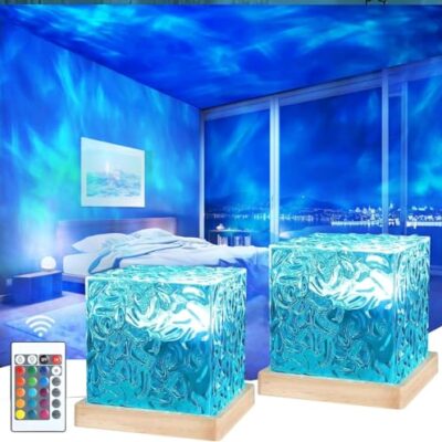 Lampe projecteur de vagues YeahBoom, 16 couleurs et télécommande