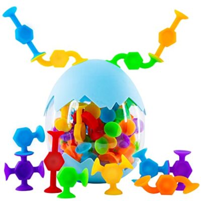 Lot de 48 jouets de bain à ventouses en silicone Funny Old Man