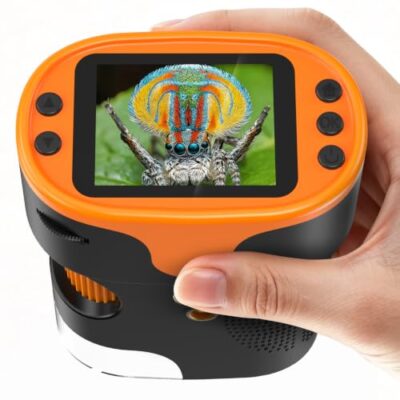 Microscope numérique enfant BEBANG avec écran 2 pouces, photo et vidéo