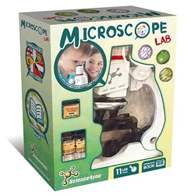 Microscope pour enfant Science4you avec livre d’expériences et outils