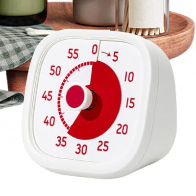 Minuteur visuel Birtern 60 minutes, blocs de couleur et cloche douce