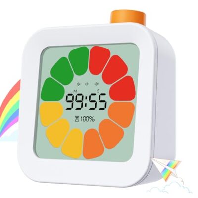 Minuteur visuel enfant EooCoo à pétales colorés, jusqu’à 99 minutes