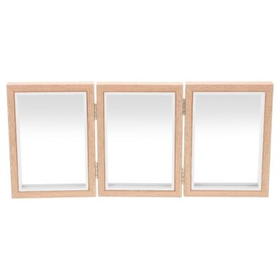 Miroir pliable triple face WATIIFUFU, incassable, pour bébé