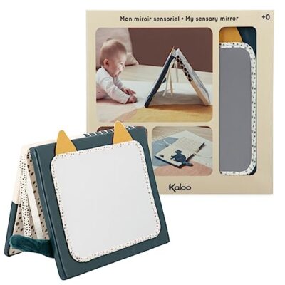 Miroir sensoriel bébé KALOO Stimuli, recto verso à 4 panneaux