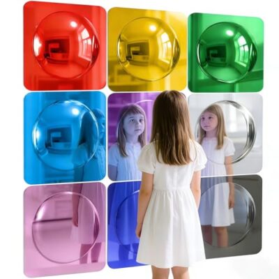 Miroirs sensoriels bombés FANGCCC, 9 plaques acryliques murales