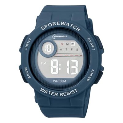 Montre numérique enfant OFFCUP, étanche 30 m et lumière LED
