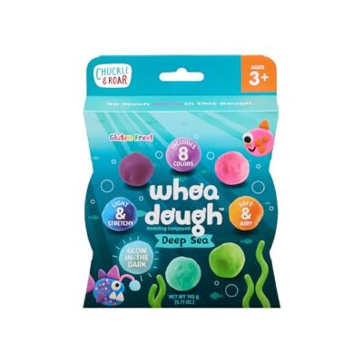 Pâte tactile Whoa Dough Deep Sea Chuckle & Roar, 8 couleurs