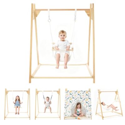 Portique balançoire pliable 5 en 1 Yrthe Voitom pour bébé
