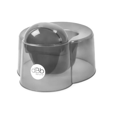 Pot bébé 2 en 1 dBb Remond, pot au sol et urinoir mural gris