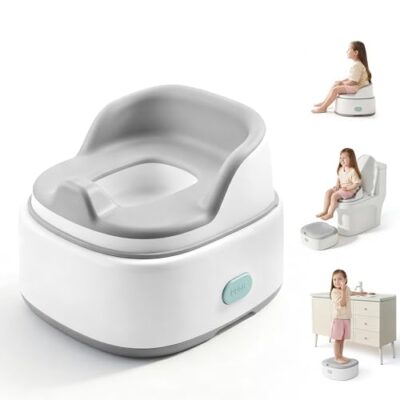 Pot d’apprentissage 3 en 1 lalalark, siège en TPE sans coutures