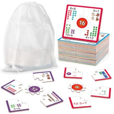 Puzzle de calcul auto-correctif Broytain, addition et soustraction