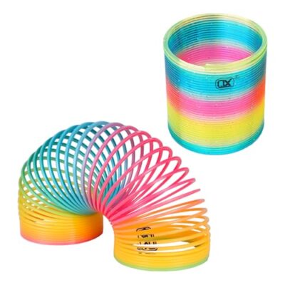 Ressort arc-en-ciel extensible ASQzhuLIWing, lot de 2 en plastique