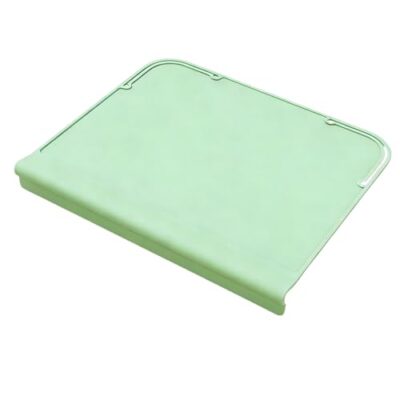 Set de table en silicone IYYI vert sauge, bords surélevés
