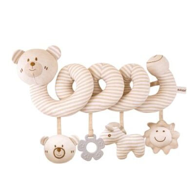 Spirale d’activité en peluche Lawnrden avec animaux et cloches