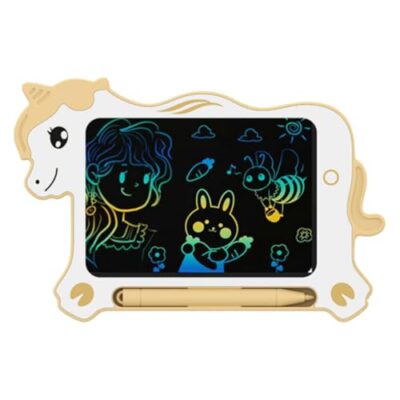 Tablette d’écriture LCD 7,5 pouces GYCAQAC, écran couleur pour enfant