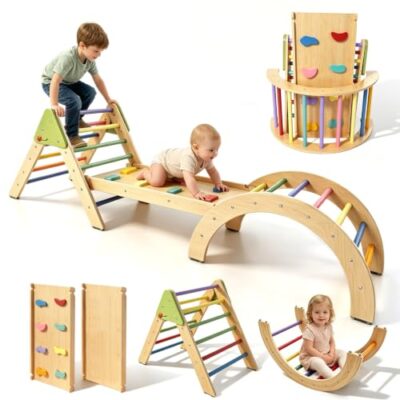 Triangle de Pickler AmazingJoy pliable, avec arche et rampe réversible