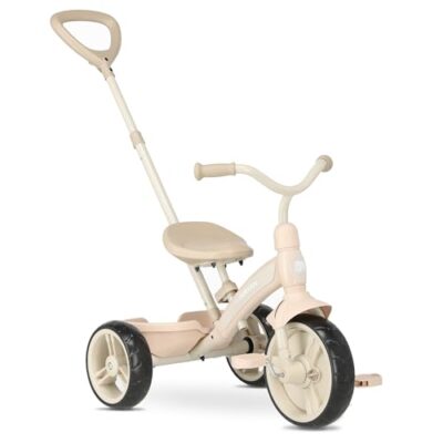 Tricycle évolutif Deryan avec canne directionnelle pour 2 à 6 ans
